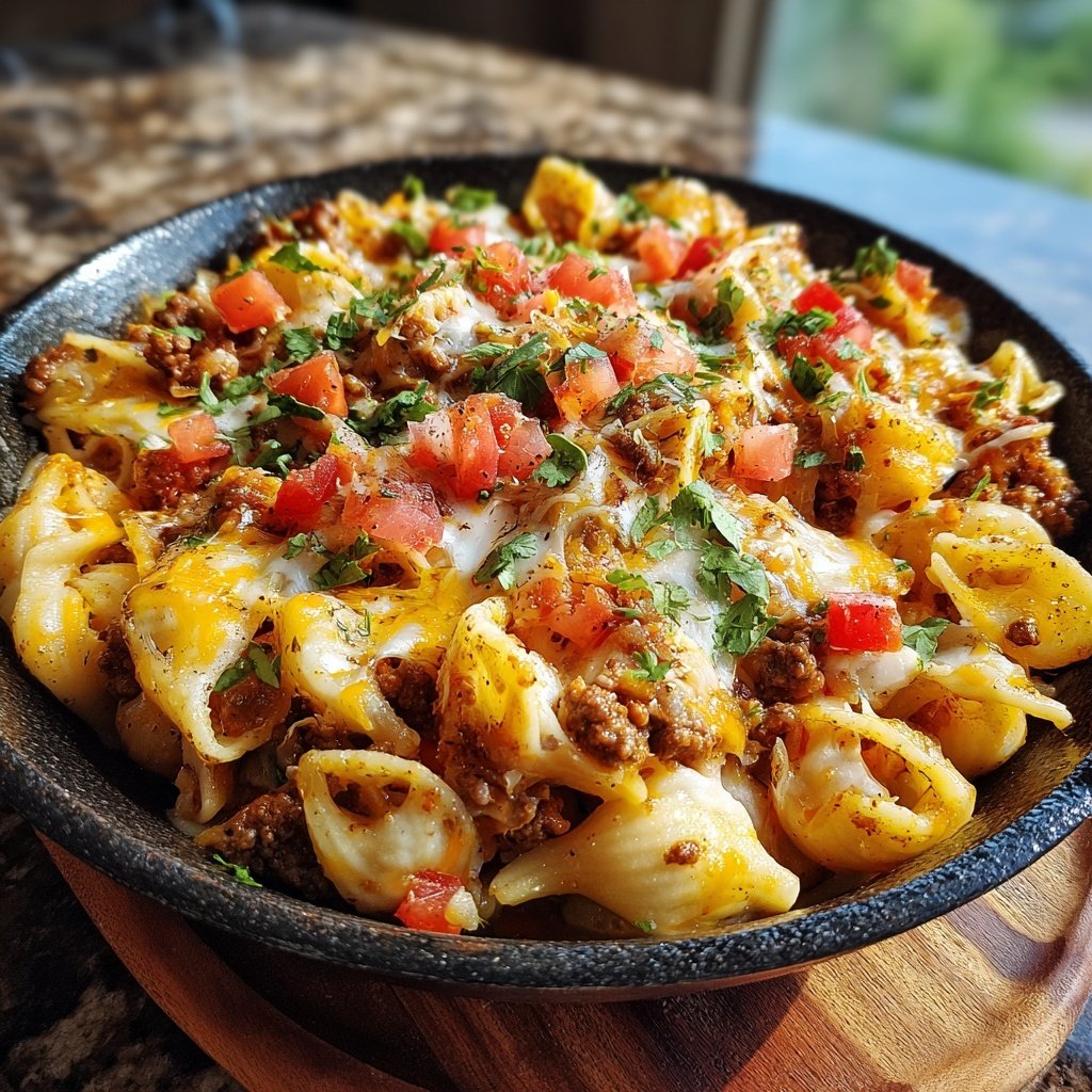 Savory Taco Pasta Medley