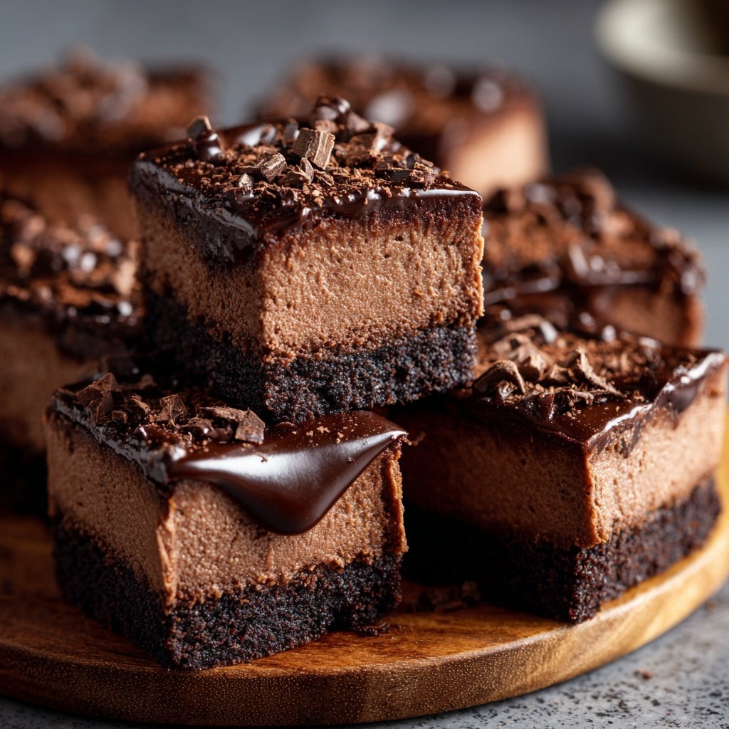 Rich Chocolate Cheesecake Bites