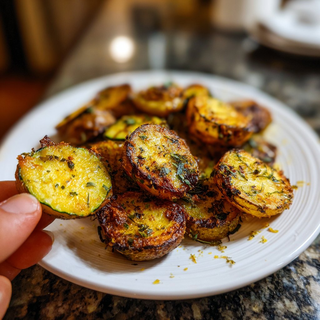Airfryer Lemon Zucchini Potatoes